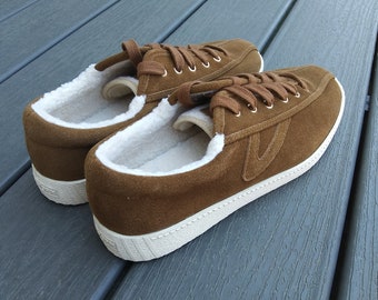 suede athletic shoes