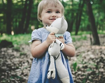SOINI the fox. choose your own fox. made to order. handmade stuffed fox