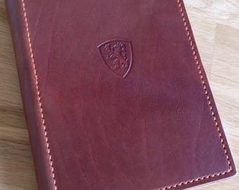 Handmade leather folder - A5