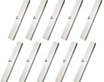 Métal Bougie Mèche Porte Stabilisateur Bar Bougie Mèches Barres Dispositif de centrage pour la fabrication de bougies Bougie DIY 4 pouces / 10.5cm de long 10Pcs