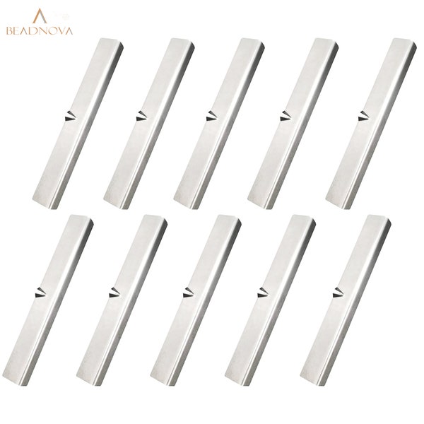 Metalen kaars lonthouder stabilisator bar kaars lonten staven centering apparaat voor kaars maken DIY kaars 4 inch / 10,5 cm lang 10pcs