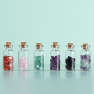 Empty Small Glass Bottle Mini Transparent Jars With Corks Stopper Lids Reusable Container For DIY Decor Bottle Art 5/10/15ml 30/50/62mm Tall image 8