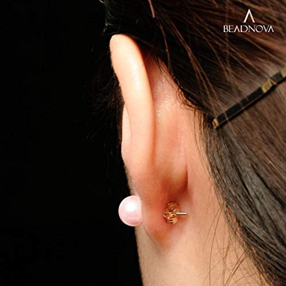 14k gold sale locking earring backs