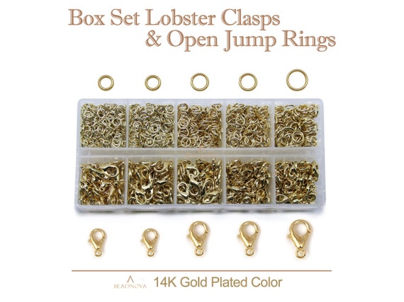 Real 14k Gold Lobster Clasp/Spring Clasp/S Clasp for DIY Necklace Bracelet  Jewelry Making(Style 12)