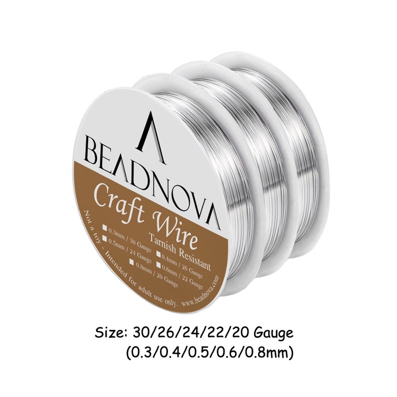 Silver Plated Coated Color Round Copper Wire Solid Bare 20/22/24/26/30 ...