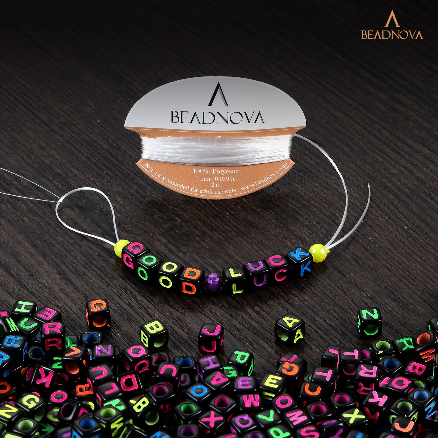 Letras Para Pulseras Lote De 500 Cuentas De Plástico Del Alfabeto En Forma De Cubo, Color Negro/colores, Para Hacer Pulseras Y Collares Boton De Youtube