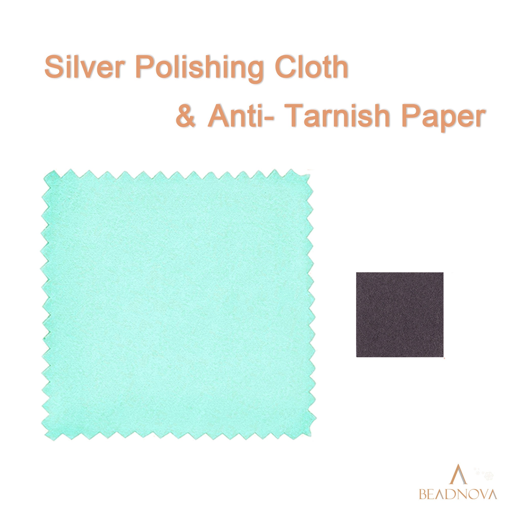 Cotton Cleaning Cloth With Impregnated Cleaner and Anti Tarnish Protector 