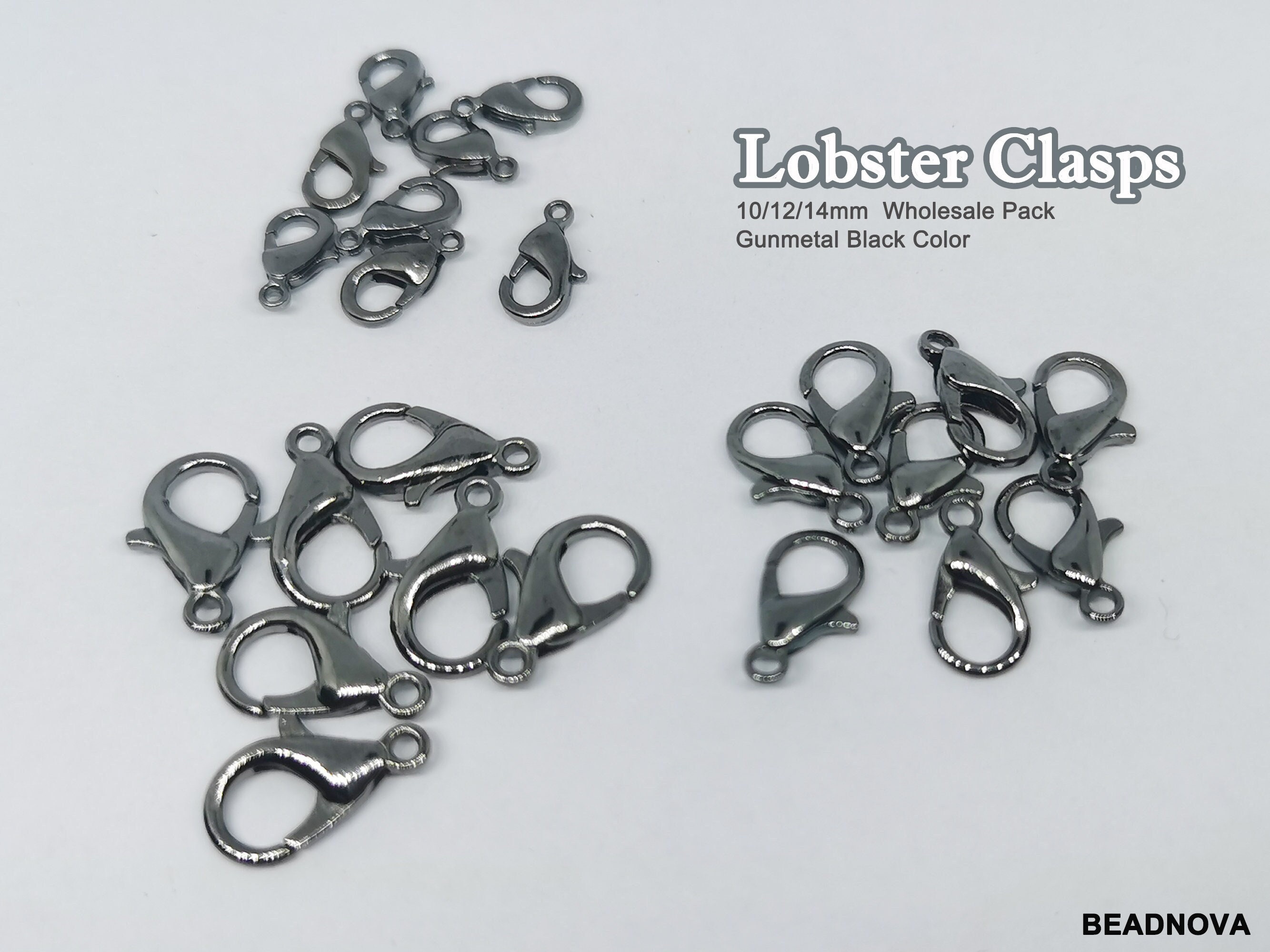 25Pcs Stainless Steel Lobster Clasps For Jewelry Making 9/10/12