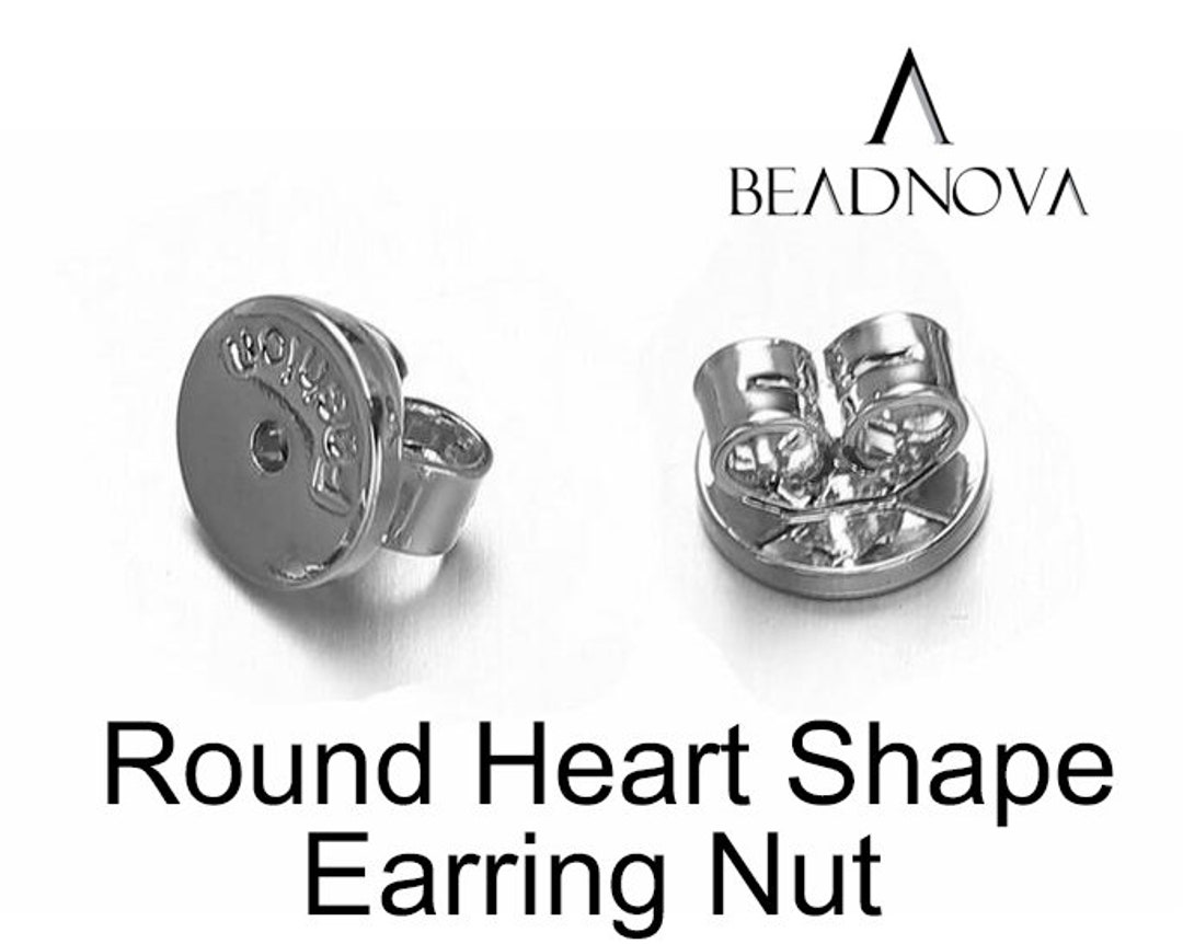 100PC Earring Backs Post Backings Stopper Silver Golden Stud Secure Hook  Earring