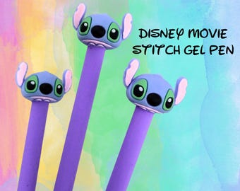 Disney Stitch Pens On Sale, Lilo and Stitch Movie Gifts, Character Autograph Pens, DCL, Fish Extender Gifts for kids Parties, Black Gel Ink