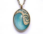 Necklace Heart of Te Fiti Oyster Shell Moana Vaiana Disney