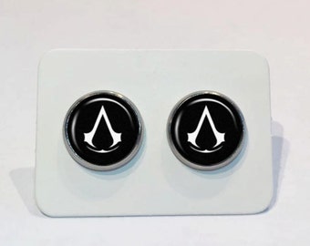 Stainless Stud Earrings Assassin's Creed Symbol