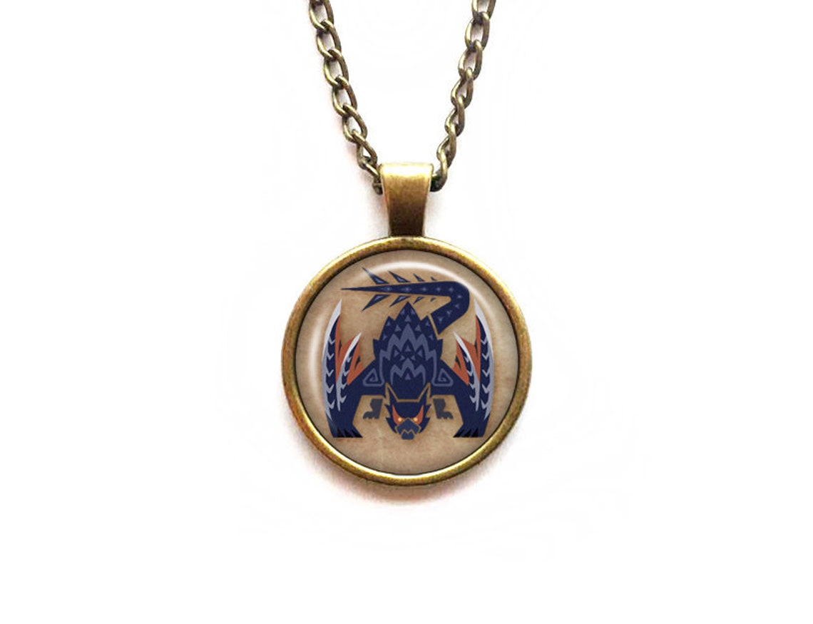 Necklace Monster Hunter World Nargacuga Etsy