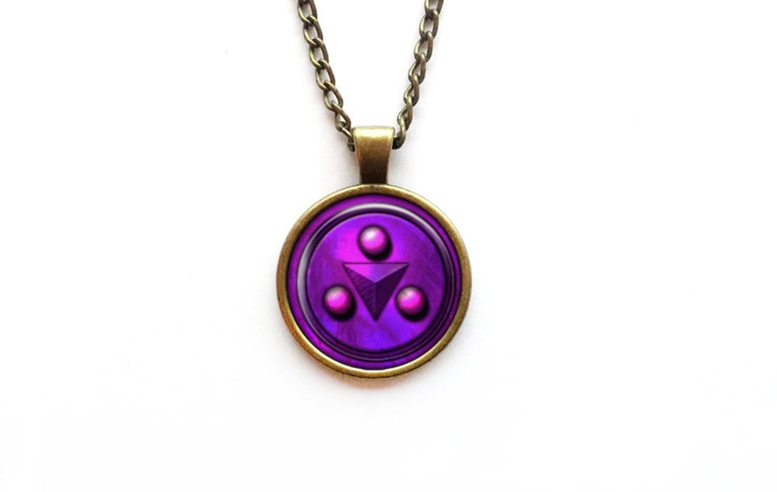 Necklace The Legend of Zelda Ocarina of Time Shadow Medallion Etsy