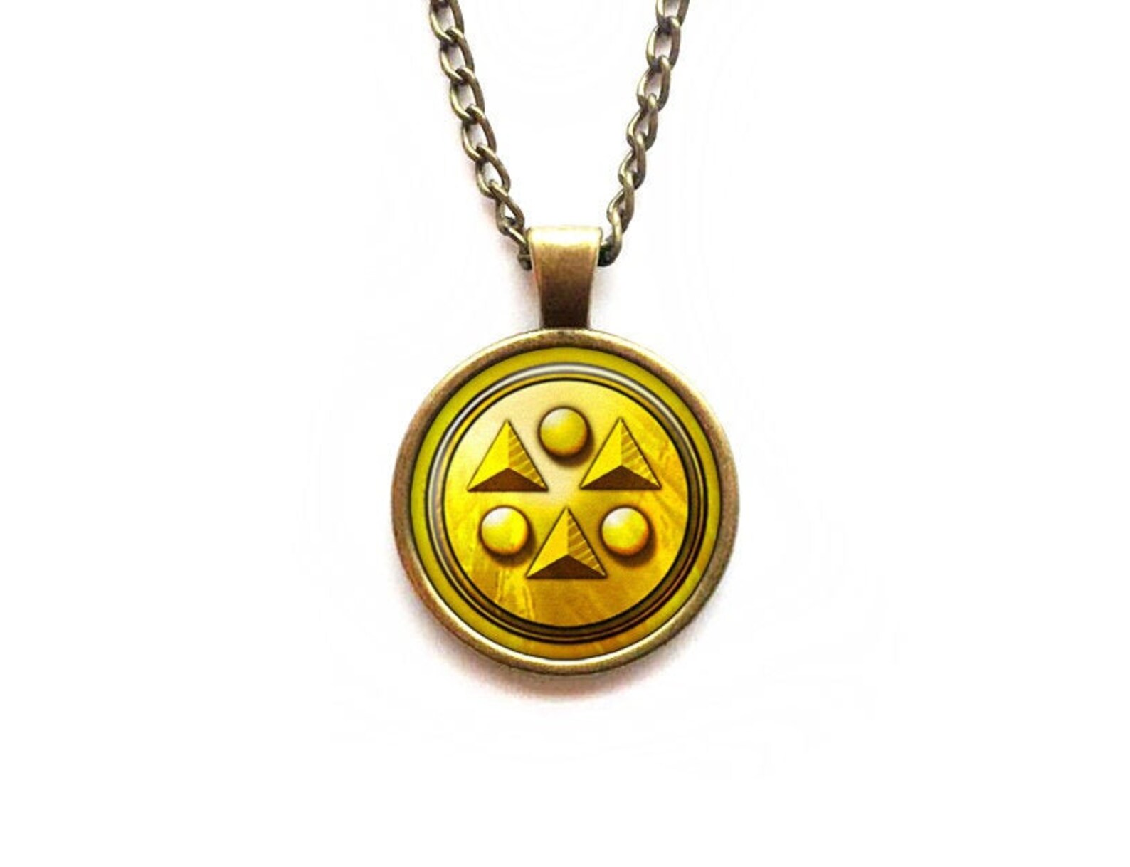 Necklace the Legend of Zelda Ocarina of Time Light Medallion Etsy