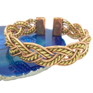 Magnetic Copper & Brass Twisted Plait