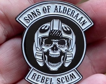 Star Wars Sons Of Alderaan-Rebel Scum Pin Badge