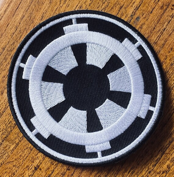 STAR WARS GALACTIC EMPIRE SYMBOL IRON ON EMBROIDERED PATCH FREE SHIPPING STAR WARS GALACTIC EMPIRE SYMBOL IRON ON EMBROIDERED PATCH FREE SHIPPING