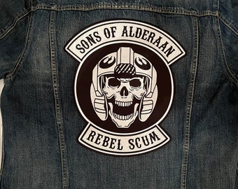 Star Wars “SONS OF ALDERAAN” Large Embroidered Back Patch