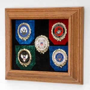 Military Veteran Burial Flag & Medals Shadow Box Display Case for Military Funeral Flag image 2