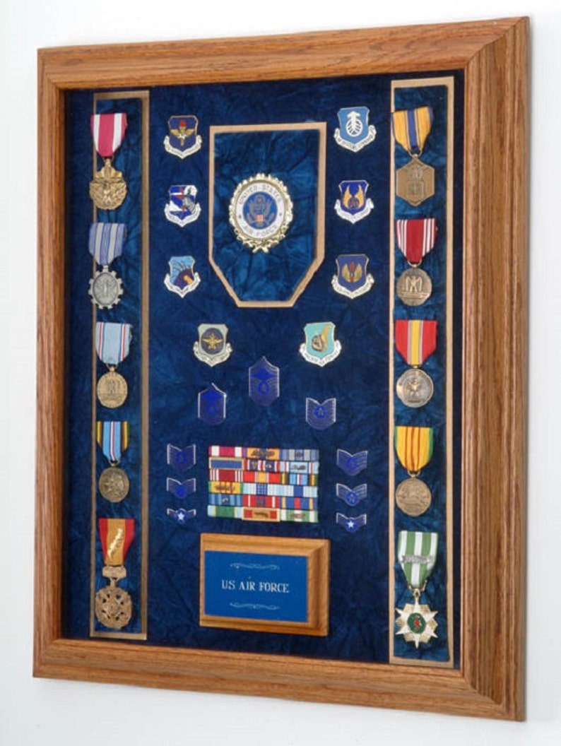 Military Medals Display Case Shadow Box - Etsy Military Medals Display Case Shadow Box - Etsy
