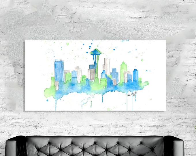 Seattle Skyline Print