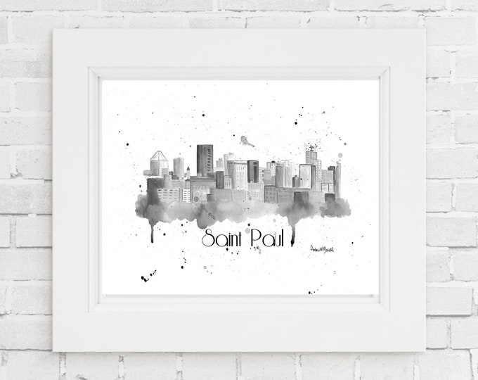 St Paul Skyline Prints
