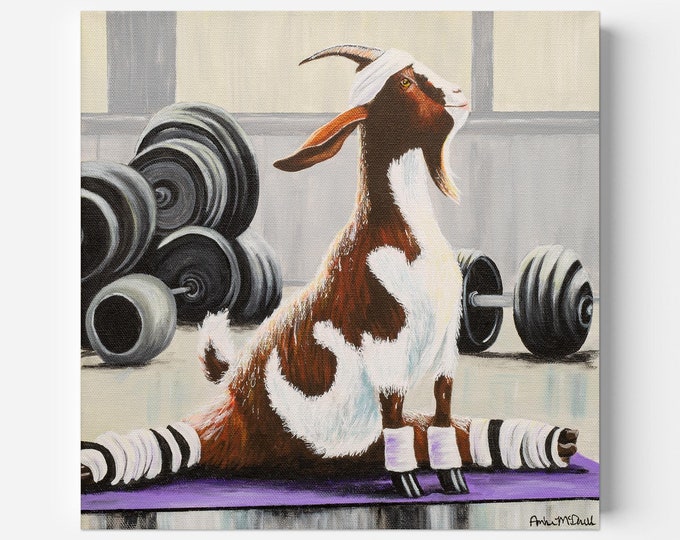 "Goat Yoga" Original Painting