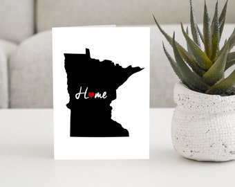 Minnesota Greeting Card, Minnesota Card, Card Blank Inside, Thank You Card, Birthday Card, Greeting Card, Minnesota Theme