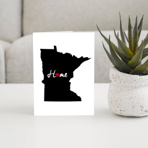 Minnesota Greeting Card, Minnesota Card, Card Blank Inside, Thank You Card, Birthday Card, Greeting Card, Minnesota Theme