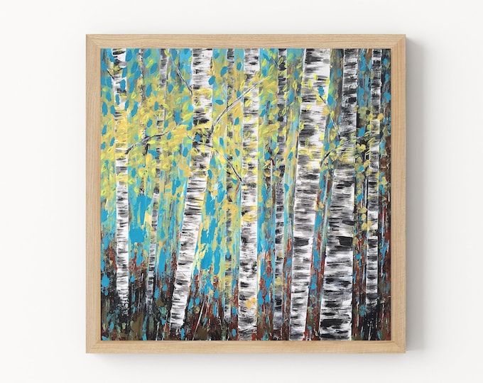 Birch Trees Print