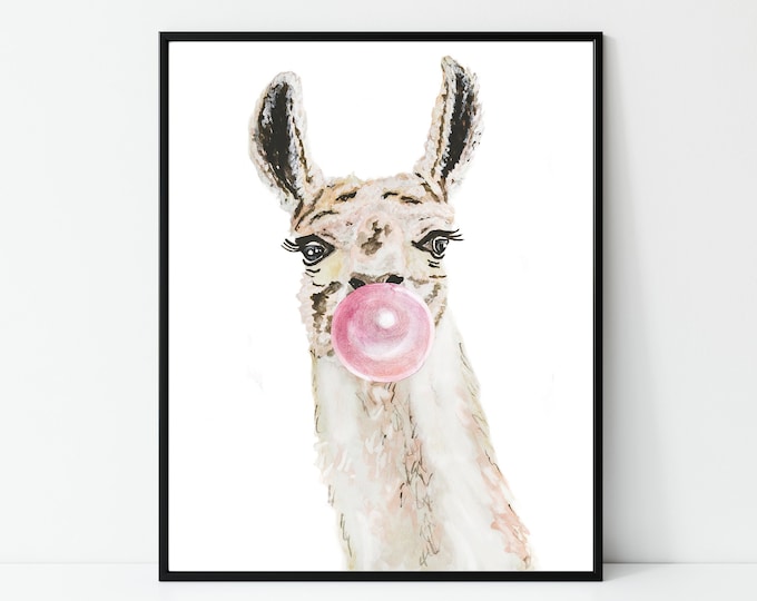 Bubble Gum Llama