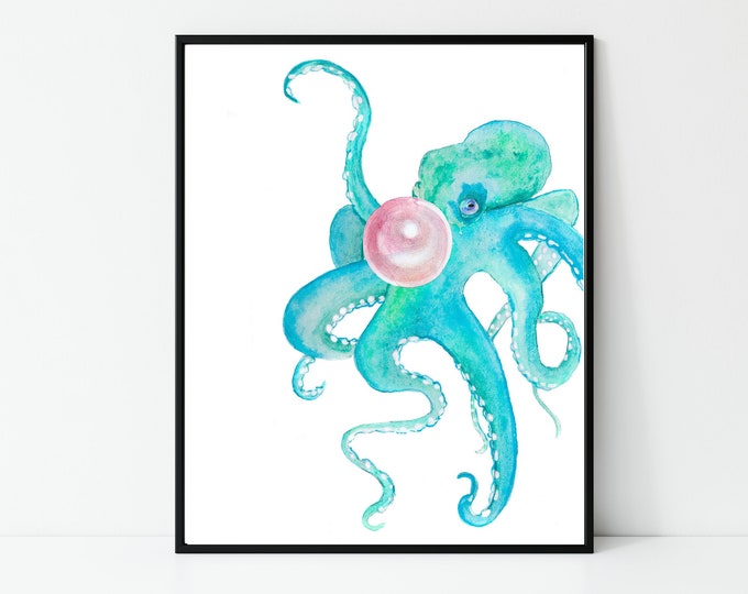 "Bubble Gum Octavious" Prints