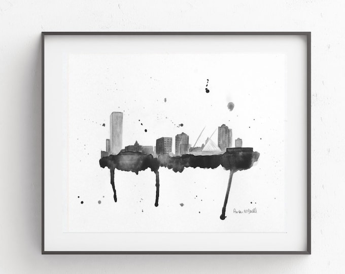 Milwaukee Skyline Prints