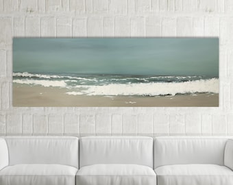 Ocean Art Print, Nautical Art Print, Beach Decor, Beach Painting, Seascape, Large Beach Painting, Abstract Landscape