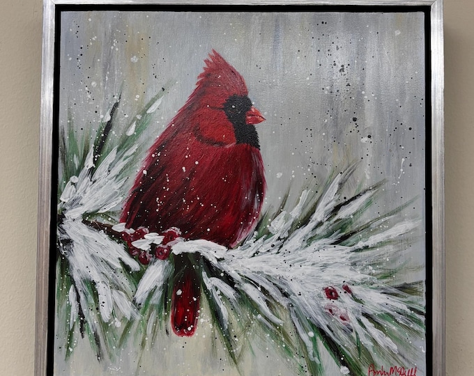 "A Cardinal Rule" Framed Original
