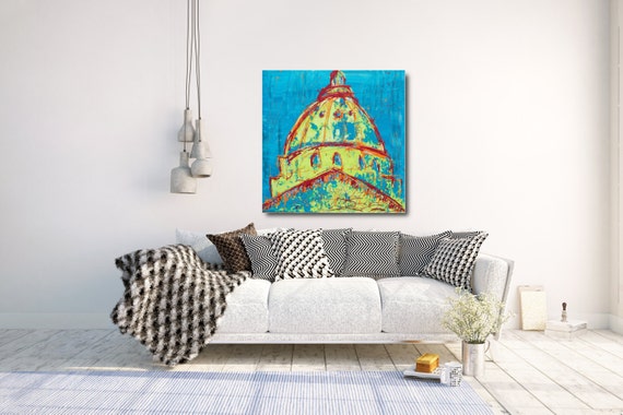 Des Moines Iowa Art Des Moines Iowa Painting Des Moines Capitol Building City Art Iowa Art Des Moines Skyline Abstract Art Print