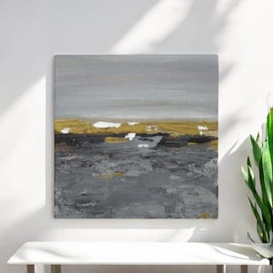 Abstract Landscape Print, Landscape Art Print, Minimalist Landscape, Art Prints, Art Home Decor Large Wall Art