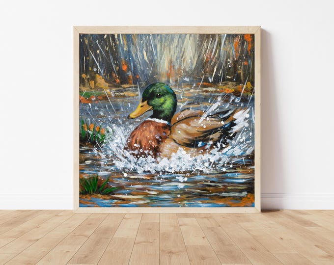 "Swimming In The Rain" Prints