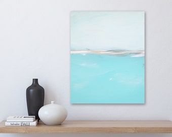 Paper Or Canvas Abstract Landscape Print, Beach Art Print, Large Abstract Landscape, Art Prints, Art Home Decor Large Wall Art