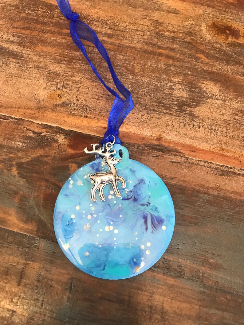 Christmas Ornament Resin Christmas Ornament Holiday Gift Etsy