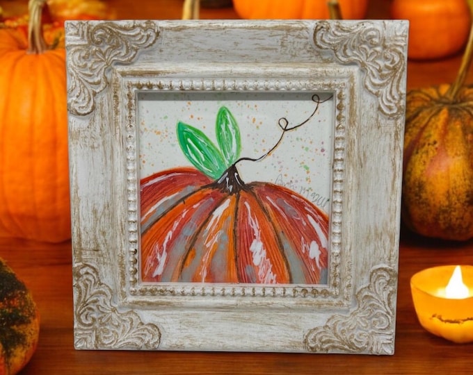 Pumpkin Painting, Halloween Painting Halloween Decoration, Fall Painting, Fall Decoration, Fall Art