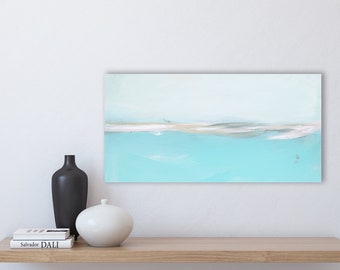 Abstract Landscape, Abstract Landscape Art Print, Beach Art Print, Nautical Theme, Beach Decor, Home Art, Modern Art Canvas