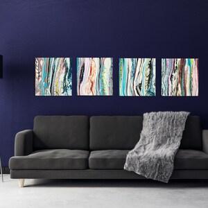 4 Piece Abstract Wall Art Printable 4 Piece Abstract Wall Art Printable