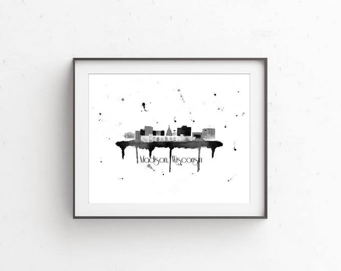 Madison Skyline Print
