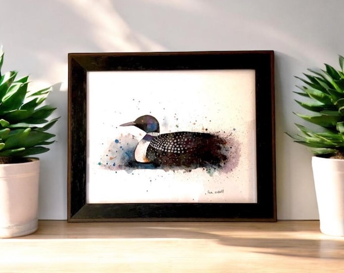 "Loon" Framed Original Painting
