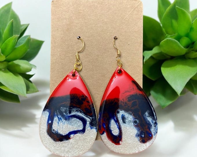Red, White & Blue Earrings