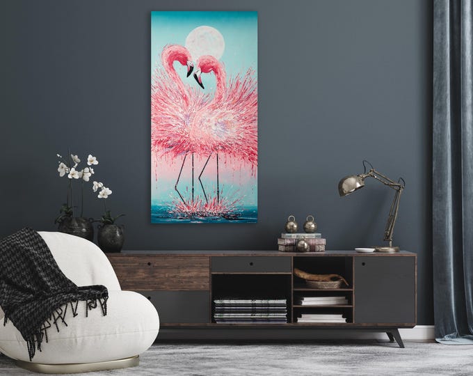 "Flamingle" Original Painting