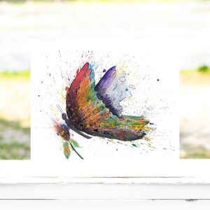 Butterfly Art Print, Watercolor Butterfly Print, Butterfly Wall Art, Butterfly Painting, Nursery Art, Girl&#39;s Room Decor