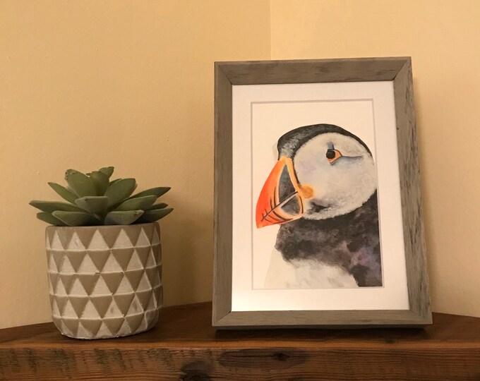 "Puffin" Framed Original Painting